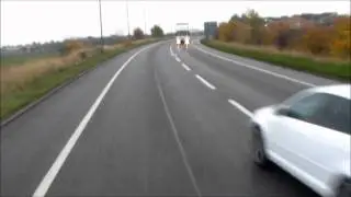 Yet another idiot overtaking