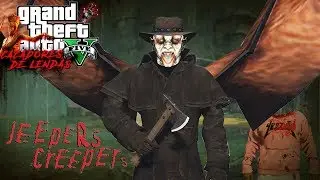 A LENDA DO JEEPERS CREEPERS / OLHOS FAMINTOS!! GTA 5 Caçadores de lendas