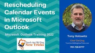 Rescheduling Calendar Events in Microsoft Outlook