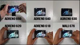Adreno 650 vs 640 vs 630 vs 620 vs 618 vs Mali G76 Gaming Comparison/Speed test! Mobile GPU's