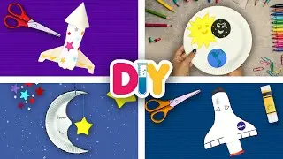 4 STAY AT HOME Fun Craft Ideas to make with your Kids! | Fast-n-Easy | DIY Labs