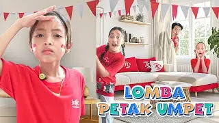 LEIKA LOMBA PETAK UMPET 😍😍 AGUSTUSAN BARENG DINAR QAIREEN DAN TOMPEL DI VILLA KOLAM RENANG! 🎉🎉