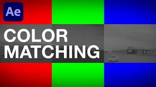 Making composites look right by visually matching RGB values in After Effects