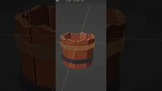 Making a Low Poly Bucket in Blender