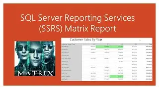 Learn How to Create SSRS Matrix Report in 15 minutes