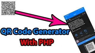 QR code generator with PHP framework - 2021