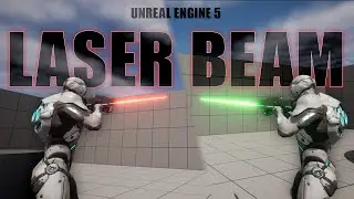 Resident evil Laser aim in unreal engine 5