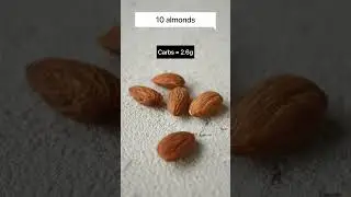 How many calories in 10 almonds #food #calories #health #fitness #gymmotivation #1million #shorts