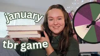 random letter generator picks my january tbr // spinner wheel TBR GAME