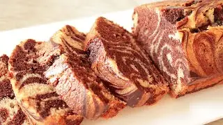 Lean Baking, Marble Cake! No Eggs, No Milk! Simple recipe!