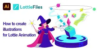 How to create illustrations for lottie animations using adobe illustrator_Arttutor1