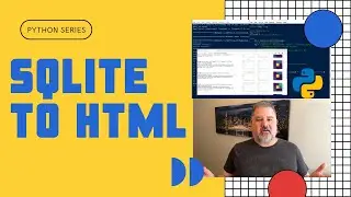 How to Output HTML from SQLite