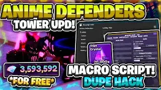 [NEW] Anime Defenders Script Hack | Auto Farm AUTO PLAY | UNITS DUPE Reroll GEMS HACK | Pastebin OP