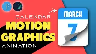 Calendar motion graphics animation || Motion graphics alight motion