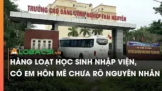 Hàng loạt học sinh nhập viện, có em hôn mê chưa rõ nguyên nhân | Video Alobacsi