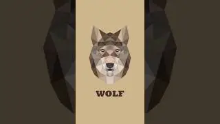 Wolf logo | low poly art #wolf #wolflogo #lowpolyart #lowpoly #illustrator #vectorart #logodesign