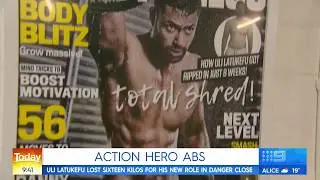 SKWOD Celebrity Transformation - Film & Television Actor: Uli Latukefu, on The Today Show