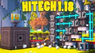 ПНЕВМАТИК КРАФТ - ПЛАСТИК! ВЫЖИВАНИЕ НА СЕРВЕРЕ McSkill МАЙНКРАФТ #4 - HiTech 1.18.2 Minecraft