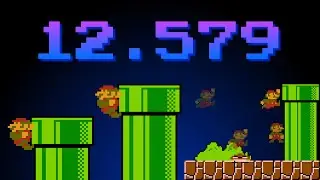 Super Mario Bros. 10 Walljumps in 12.579 *WR*