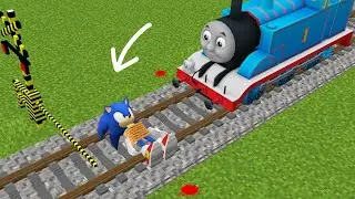 Thomas vs Sonic in Minecraft - Gameplay - Coffin Meme