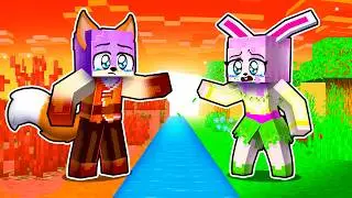 Fox and Bunny's FORBIDDEN LOVE in Minecraft!