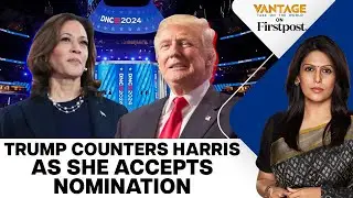 Kamala Harris Accepts Democratic Nominations: Trump Begins Attack | Vantage with Palki Sharma