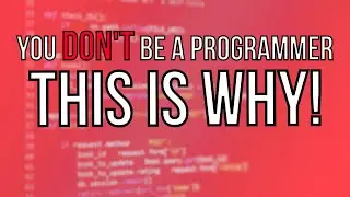 FUTURE PROGRAMMERS: This is WHY YOU DON'T BE A PROGRAMMER!