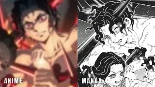 Leak VS Manga - Demons Slayer Season 4 Episode 8