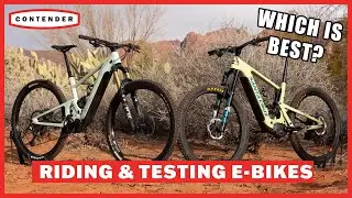 SANTA CRUZ HECKLER vs SCOR 4060 Z ST vs ORBEA RISE | Riding & Comparing E-Bikes | Contender Bicycles