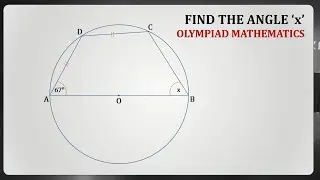 Can you find angle x? Olympiad Mathematics