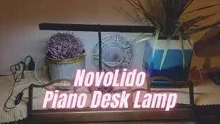 NovoLido LED Piano Desk Lamp | NovoLido 2-in-1 Bright Flexible Tall Table Lamp