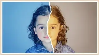 Split Photo Cold and Warm Photoshop Tutorial