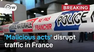 Attack on Frances high-speed train network ahead of the Olympics | DW News