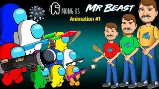 Among Us vs MrBeast Funny Animation #1 | AMONG US ANIMATION