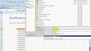 ExcelExperts.com - Excel Tips - Why Is My Excel File So Big ?