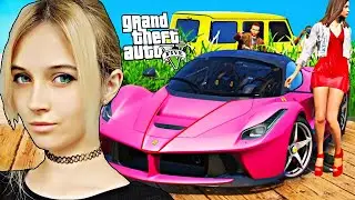 ЖИЗНЬ ДЕВУШКИ В GTA 5 - СТРИМЕРША РАЗДЕЛАСЬ ЗА ДОРОГУЮ ФЕРРАРИ! РЕАКЦИЯ в ГТА 5 ОНЛАЙН! (МОДЫ ГТА 5)