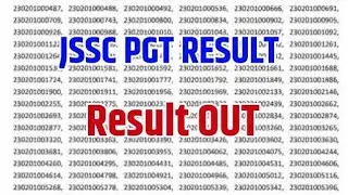 jssc pgt cut off 2023 | jssc pgt result | jssc pgt result 2023 | jssc pgt result 2023 kab aayega |