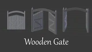 Modelling a Low Poly Wooden Gate - Blender