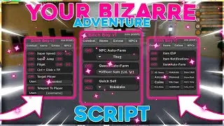 [ OP SCRIPT ] Roblox ❘ Your Bizarre Adventure Script / Hack Gui ( Item Farm ) * PASTEBIN 2022 *