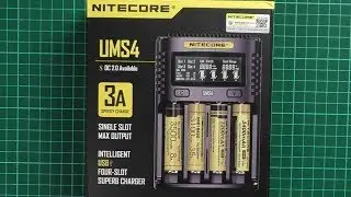 Nitecore UMS4 - Обзор зарядного устройства.