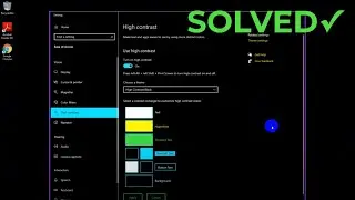 High Contrast Theme in Windows 10 | APTeck Tutorials