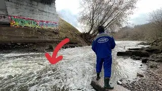 Откуда Же Все Это Там?Поисковый магнит добиваю ЖД мост