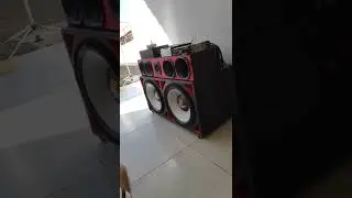 CAIXA DE SOM JBL TORNADO 18 POL DESTRUINDO NO GRAVE!!