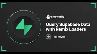 Query Supabase Data with Remix Loaders