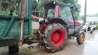 Genius girl.Repair and restore YANMAR FF-28 agricultural tractor, complete tires and shell 🛠🛠🛠