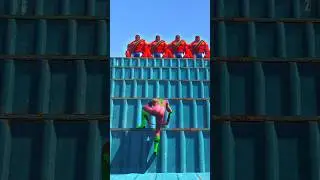 GTA V SPIDER MAN EPIC WATER RAGDOLL EP.21 #gta5 #shorts