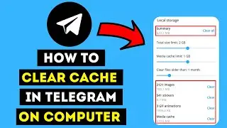 How To Clear Data in Telegram On PC / Laptop / MacBook in 2024 - Clear Telegram Cache EASY!