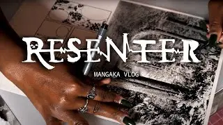 Making a HORROR Manga: RESENTER (Studio Vlog) 006 | Behind the Scenes