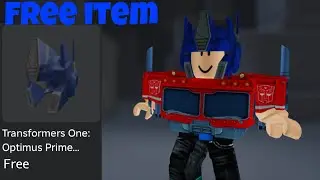 Limited Roblox Item! How To Get Transformers One: Optimus Prime Helmet | Roblox | Free Item | Robux