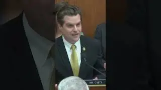 Tense moment Rep. Matt Gaetz asks if DOJ told Biden to knock it off #Shorts